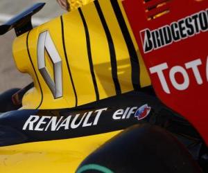 yapboz Amblemi Renault F1